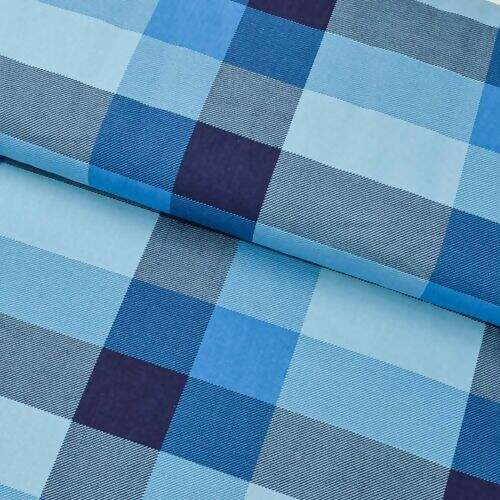 Marilinhas Tecidos – Tricoline 100% algodão - xadrez escoces azul marinho -  Fernando Maluhy