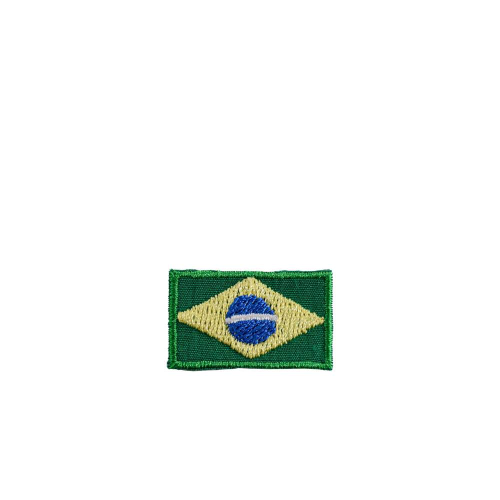 PATCH DIGITAL PARA PERSONALIZAÇÃO EM TECIDOS - Bandeira Brasil