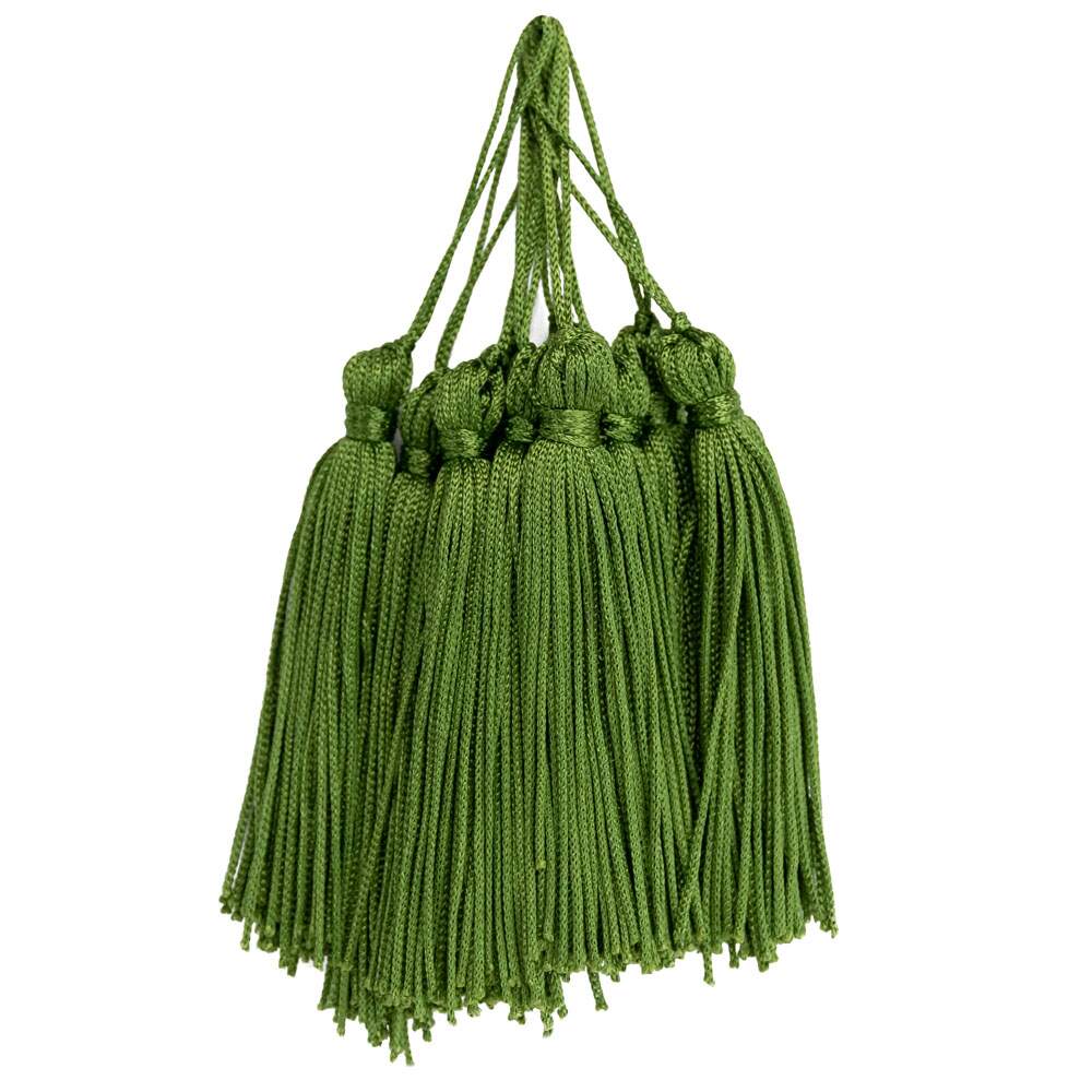 100 pçs sacos de organza verde 12,78 x 17,78 cm, cordão de bolsas para