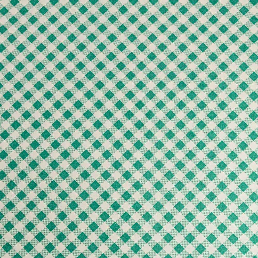 Tecido Tricoline Estampado Xadrez Quitandinha Branco e Verde - Armarinhos  Nodari