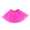 Saia Tou Tou Tutu Tule Infantil Festa Carnaval Fantasia Cor:Pink