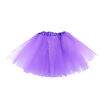 Saia Tou Tou Tutu Tule Infantil Festa Carnaval Fantasia Cor:Roxo